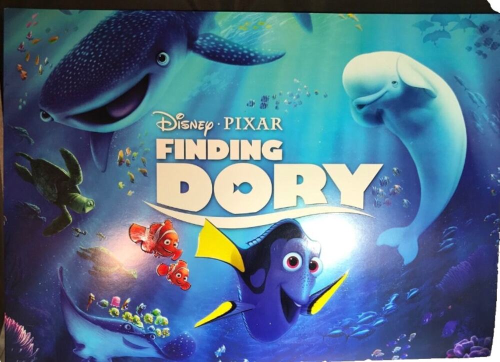 Walt Disney Store PIXAR FINDING DORY LITHOGRAPH SET Of 4 NEMO NEW In Folder